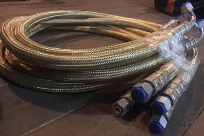 Furtun termic de înaltă presiune 12 S22 L-0650 armat