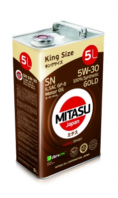 MITASU 5W30 GOLD SN GF-5 Dexos1 5L