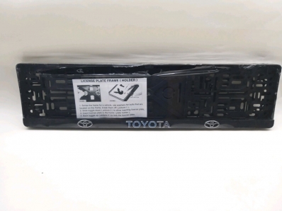 Табличка под номер Toyota (2шт)