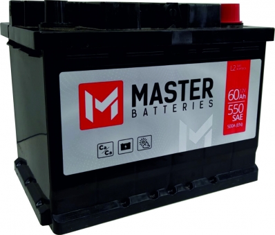 MASTER BATTERIES MASTER 60Ah (+right) ETN0 B13