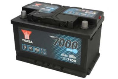 YUASA YBX7100 EFB 12V 65Ah 650A P 278/175/175 B13