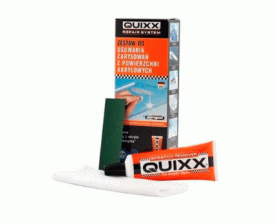 SET QUIXX PENTRU ELIMINAREA ZGÂRIETURILOR DE PE SUPRAFEȚELE ACRILICE