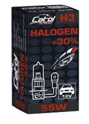Лампа галогеновая (BL1) H3 12V 55W PK22s Standart 30%