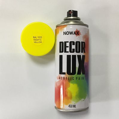 NOWAX RAL 1023 vopsea acrilică galbenă