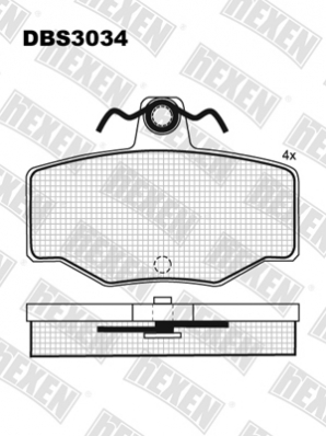 DBS3034 (SP 224) (T5064) * NISSAN ALMERA, PRIMERA SPATE