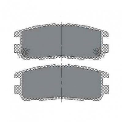 ТОРМОЗНЫЕ КОЛОДКИ DBS2013 (SP 248) (T3034) * ISUZU TROOPER/ OPEL FRONTERA ЗАД. КОЛОДКИ/PARTI P/U FRINA
