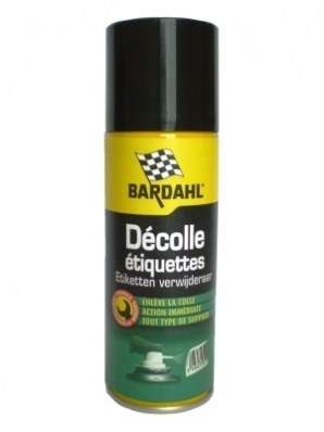 Bardahl Label Remover Spray curat adeziv, depuneri și murdărie 0.200ml