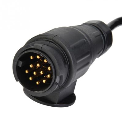 Conector remorcă 12V (tată, plastic)