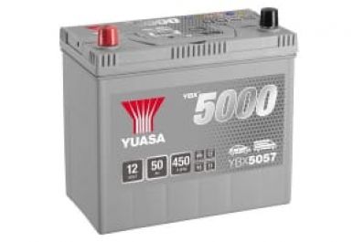 YUASA YBX5057 12V 50Ah 450A L 238/129/223 B00