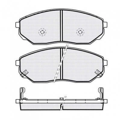 DBS3269 (SP 371) (T1508) * KIA SORENTO 2002-2009 FATA