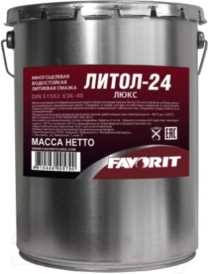 Смазка Литол-24 favorit 18кг