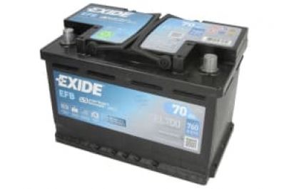 EXIDE EL700 12V 70Аh 760A L 278/175/190 B13