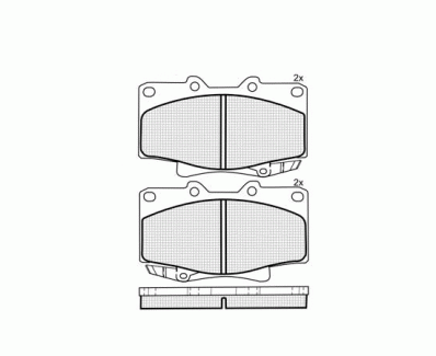 КОЛОДКИ DBS3011 SP229 T3076
