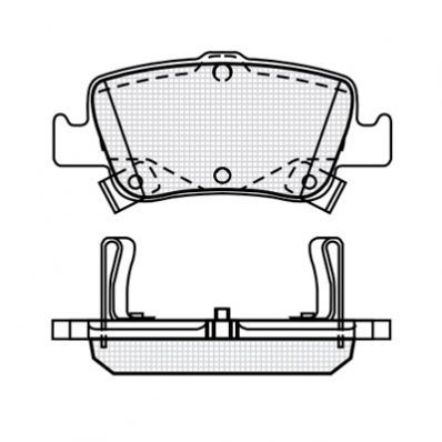 ТОРМОЗНЫЕ КОЛОДКИ DBS3350 (SP 382) (T1727) * TOYOTA AURIS ЗАДН.