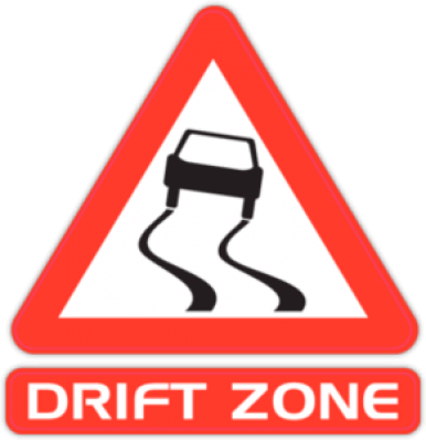 Наклейка на автомобиль "Drift Zone"