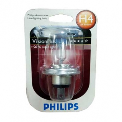 LAMPA CU HALOGEN PHILIPS 12342VPB1 H4 12V 60/55W P43T VISIONPLUS