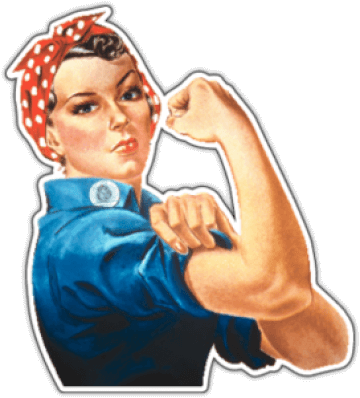 Autocolante pentru automobil "We Can Do It"