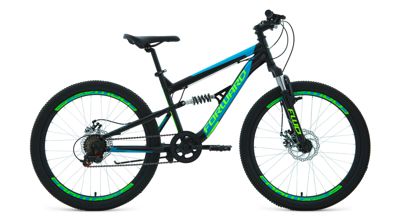 Biciclete FORWARD RAPTOR 275 2.0 disc 275 18 ск. рост 18 черный/красный