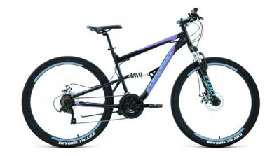 Biciclete FORWARD RAPTOR 275 2.0 disc 275 18 ск. рост 16 черный/фиолетовый