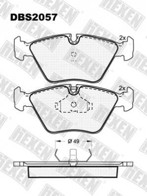 DBS2057 (SP 152) (T1026) * BMW 3 (E36,E46), 5 (E34), 7 (E32) FATA