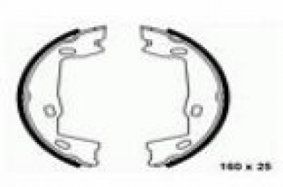 FASE Тормозные накладки ручного тормоза OPEL VECTRA B/ASTRA F/CORSA C
