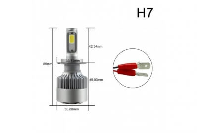 Лампочки для фар H7 2 шт.