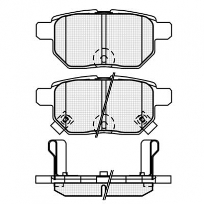 DBS3400 (T1921) TOYOTA PRIUS 30, YARIS,YARIS VERSO PLACUTE SPATE