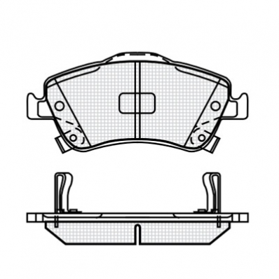ТОРМОЗНЫЕ КОЛОДКИ DBS3349 (SP 381) (T1726) * TOYOTA AURIS ПЕР.