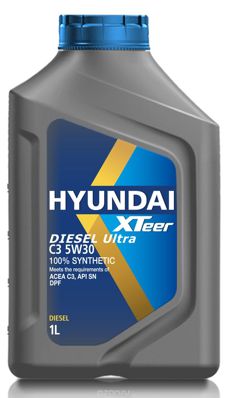 Hyundai XTeer Diesel C3 5W30 1Ltr синтетическое масло