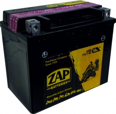 SZNAJDER BATTERIEN ZAP 10Ah 12V MOTO YTX12-BS B00