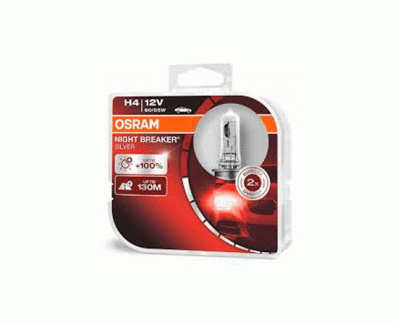 ЛАМПА АВТОМОБИЛЬНАЯ OSRAM 64193 NBS-HCB H4 12V 60/55W; +100%