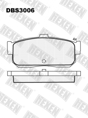 DBS3006 (SP 139) (T3028) * NISSAN ALMERA,PRIMERA(W10),SUNNY(N14) SPATE