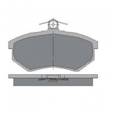 КОЛОДКИ ПЕР. 20800/DBS2081 (SP175) (T5050) VW CADDY,GOLF III,PASSAT III