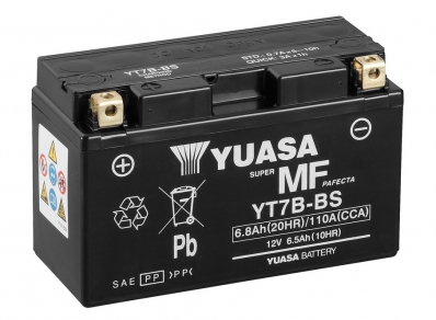 12V 6.5Ah 110A Yuasa MF VRLA (+-)