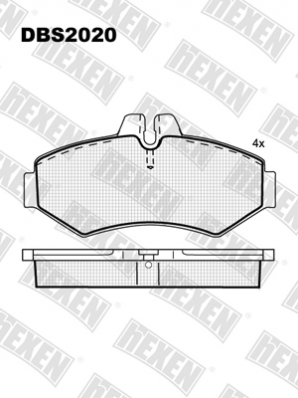 DBS2020 (SP 233) (T1170) * MERCEDES SPRINTER 208-312/ VW LT 28-46 SPATA