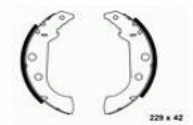 FASE placute frana de mana PEUGEOT 306 94-2001