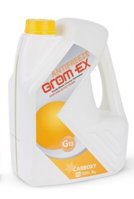 Антифриз GROM-EX LONG EXTRA - 42 C 5kg (yellow)