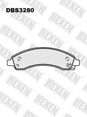 ТОРМОЗНЫЕ КОЛОДКИ DBS3280 GREAT WALL HOOVER *