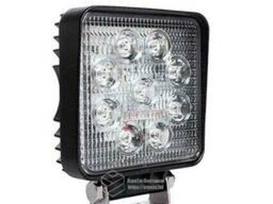 Lampa de lucru LED 24W/ 30 12-24V patrata. fascicul larg