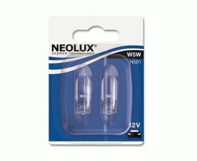 ЛАМПА NEOLUX N501-02B 5W 12V W2.1X9.5D