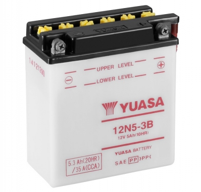 12V 5-5.3Ah 35A Yuasa Con (-+) (120*60*130)