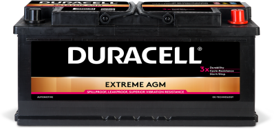 105Ah 950A AGM Duracell Extreme (- +) (394/175/190)
