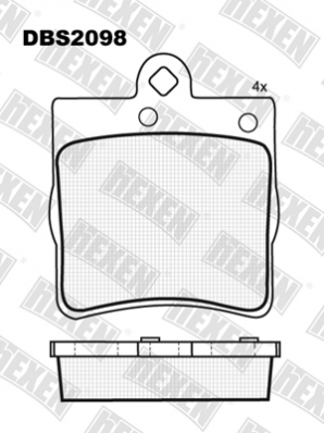 DBS2098 (SP 247) (T1198)* MERCEDES C-CLASS(W202,203),E-CLASS(W210) SPATE