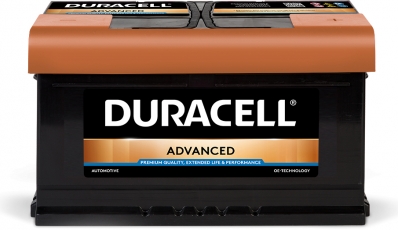 80Ah 700A Duracell Advanced (- +) (315/175/175)