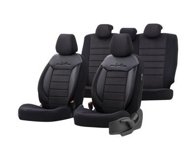 Set huse scaune auto OTOM Comfortline negru/sur CMF-206