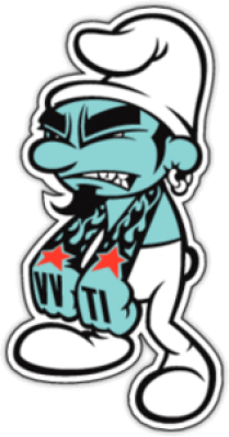 Sticker "VVTI Smurf"