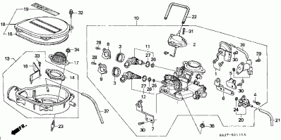 Honda кольцо резиновое 91303PM5A02