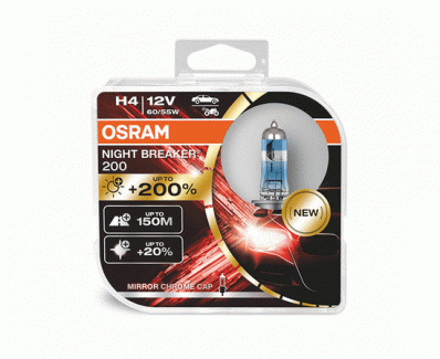OSRAM 64193 NB200 +200% H4 12V 60/55W