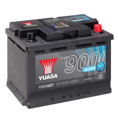 YUASA 12V 60 Ah AGM (680 EN) 175/175/242