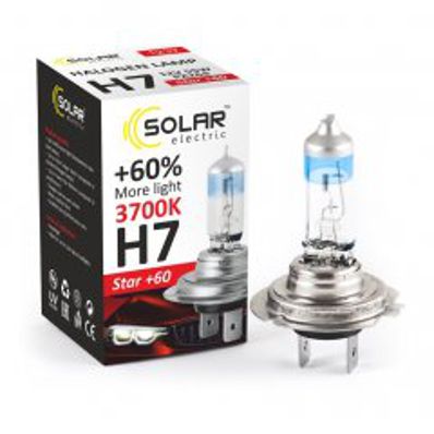 Solar H7 12V 55W PX26d Starlight 60% SET 2 шт